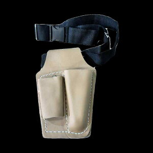 ガーデニング バッグ 牛革 剪定ばさみ のこぎり オールインワン 収納 袋 多機能 ハサミ ウエスト 大工 庭師 シンプル 無地 ベージュ 黒