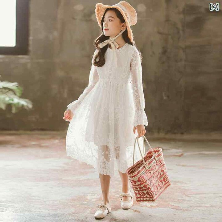 楽天市場】子供服 ワンピース 女の子 プリンセス スカート 白 ビーチ 