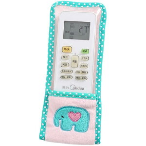 かわいい リモコンカバー テレビ エアコン 保護 多用途 ダスト 防塵 汚れ防止 シンプル 家庭用 ゾウ パンダ 透明 布 セット