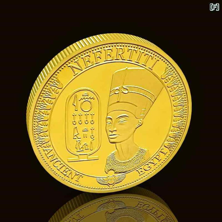 楽天市場】エジプト 雑貨 文明 グッズ レトロ 記念メダル コイン 金貨 