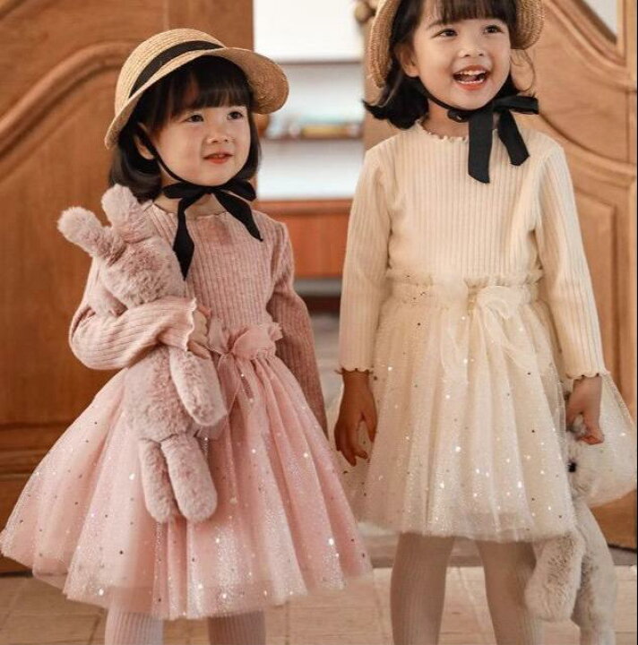 楽天市場】チュールスカート キッズ ベビー 春秋 女の子 膝上丈 A 