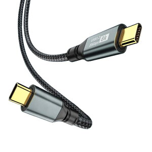 USB Type C P[u y20Gbpsf[^] 100W/5A}[d 8K/60Hzfóz USB3.2 Gen2*2W PDΉ ^Cvc P[u ϋviC҂ MacBook Pro/AirAiPad Pro/AirALAV