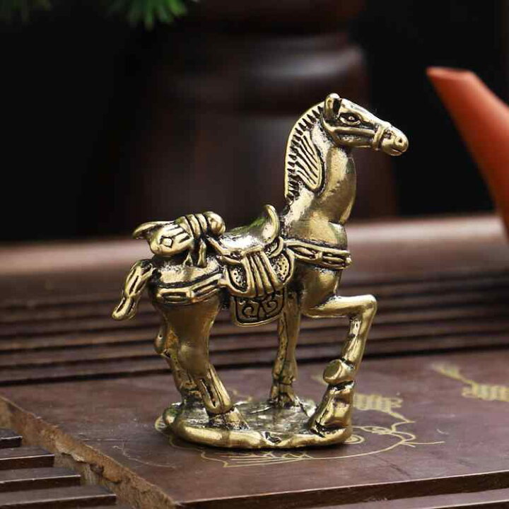 楽天市場】真鍮 インテリア オブジェ 雑貨 置物 馬 風水 小さめ 装飾 