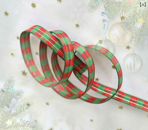 クリスマス ラッピング リボン 手芸 かわいい カラフル デコレーション 装飾 DIY 包装 プレゼント ストライプ チェック 柄 赤 緑 金 花束 ツリー リース