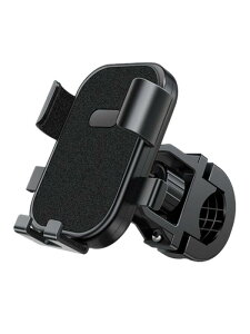 自転車 スマホ ホルダー 携帯 電話 ラック ナビ ブラケット オートバイ テイクアウト ライダー マウンテン バイク ハンドルバー ミラー 360 回転 1秒ロック 振動軽減 黒 赤