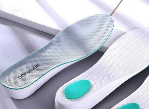 シークレットインソール メンズ レディース 身長アップ スポーツ 衝撃吸収 ソフト 快適 疲れにくい 軽量 通気性 吸汗 グレー ブルー PU シリコン ローカット