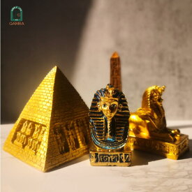 置物 おしゃれ 卓上 オーナメント リビング 装飾品 エジプト ピラミッド スフィンクス オベリスク モデル 飾り ファラオ ミイラ 合成樹樹脂