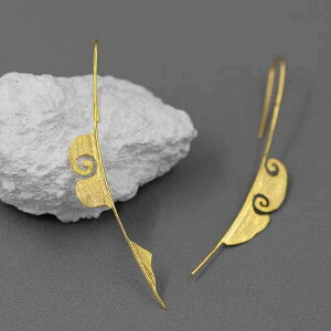 アクセサリー レディース メンズ 大人 ピアス フック 上品 銅 エスニック チャイナ風 ゴールド シルバー 雲模様 シンプル カジュアル おしゃれ