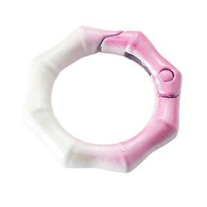 バッグ 手カン 開口 バックル フック クラスプ チャーム DIY 吊り下げ 多角形 キーホルダー アクセサリー 留め金具 小物 ピンク オレンジ 黄