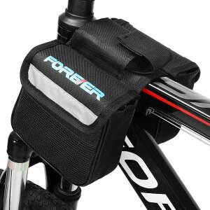 自転車 取り付け バッグ フロント マウンテンバイク トップチューブ ロードバイク かっこいい 黒 小物入れ スマホ サイクリング サイクル