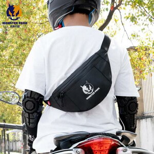 バイク ウエストバッグ メンズ レディース レッグポーチ メッセンジャー ヘルメット 鞄 防水 ツーリング アウトドア カジュアル 英字ロゴ ストライプ