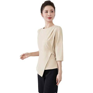 エステ ユニフォーム パンツ 無地 シンプル ラウンドネック 美容院 サロン フットバス ペディキュア 技術者 作業服 女性 秋 スパ ヘルスクラブ マッサージ セットアップ 大きいサイズ アプリ