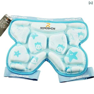 スノーボード プロテクター キッズ レディース ヒップ 子供用 男の子 女の子 厚手 転倒 防止 パンツ スキー お尻 保護 ローラー スケート バット 青 かわいい