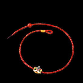 辰年 ブレスレット レディース メンズ ビーズ ロープ編み 干支 十二支 プレゼント アクセサリー 誕生日 お祝い おしゃれ エスニック風 シンプル ドラゴン 赤