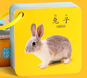 知育 カード 中国語 英語 赤ちゃん 啓発 認知 動物 写真 物体 早期 教育 本 幼児向け 玩具 識字 カラー フラッシュ 紙 ユニセックス トレーニング