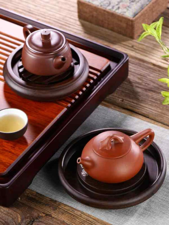 楽天市場】急須 置き 台 敷き 木製 レトロ おしゃれ 茶托 茶道 お茶 