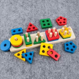 知育 パズル 幾何学 形状 ビルディング 木琴 時計 木製 幼児 玩具 卓上 ゲーム おもちゃ 早期教育 男の子 女の子 立体 カラフル 子供 保育園 家 遊び 親子 赤 青 緑