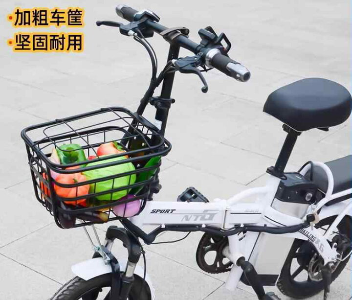 楽天市場】自転車 かご 籠 バスケット 前 フロント 小型 収納 着脱 