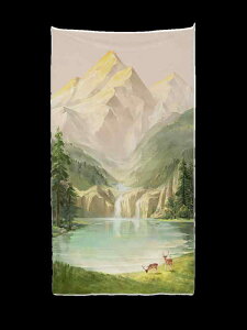 タペストリー 山 風景 自然 装飾 布 リビング 背景 壁掛け デコレーション インテリア 吊り下げ 寝室 長方形 フランネル