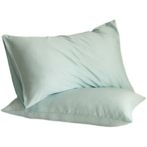 ひんやり 冷感 枕カバー 夏用 無地 クール ピローケース ペア 通気性 薄手 軽量 快適 吸湿 封筒型 洗える リヨセル繊維 シンプル 緑 グレー ピンク