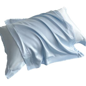 夏 枕カバー 北欧 アンティーク調 涼しい ひんやり 接触冷感 快適 吸湿 通気性 柔らかい 滑らか 寝具 シングル ピローケース 洗濯可能 光沢 シンプル エレガント グレー 青 ピンク