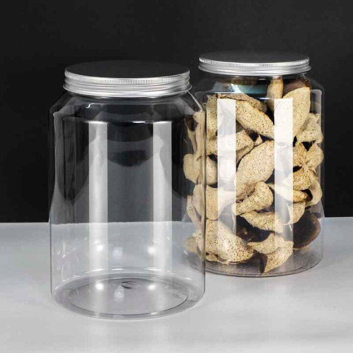 楽天市場】保存容器 密閉 プラスチック PET 円筒形 ふた 大容量 厚手 