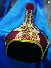 民族 衣装 かわいい モンゴル 帽子 伝統 メンズ 男性 ハット 王子 プリンス アクセサリー 大人 ダンス 踊り パフォーマンス ステージ 頭 飾り カウボーイ ストロー 赤 青 金