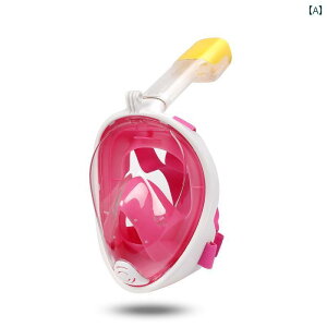 シュノーケル 水中 マスク フルフェイス ゴーグル 大人 メンズ レディース 潜水 素潜り 用具 曇り止め ドライトップ 呼吸 排水弁 水が入りにくい シリコン 広視野 取り外し可能 スキューバ