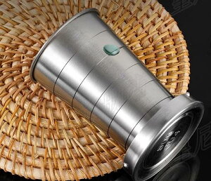 キャンプ コップ 折りたたみ コンパクト 持ち運び 便利 おしゃれ ソロ ファミリー レジャー アウトドア ステンレス カップ ポータブル 軽い 高温耐性 格納式 小さい ミニ 旅行 出張 無地 キー