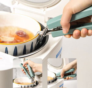 皿つかみ 鍋つかみ 便利 トング 火傷 防止 クリップ ボウル キッチン 多機能 キャッチ プレート 蒸し器 ステンレス鋼 用品 調理器具 トレイ リフター