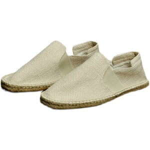 エスパドリーユ メンズ おしゃれ 夏 リネン 通気性 吸汗 防臭 スリッポン ローファー コットン カジュアル フラット エスニック 無地 シンプル オフホワイト