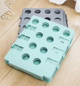 洋服 収納 おしゃれ 折りたたみ ボード 衣類 スタッキング 狭い部屋 簡単 便利 子供 分類 T シャツ 半袖 ズボン ワードローブ 白 グレー