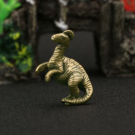 インテリア オブジェ 置物 真鍮 恐竜 ジュラ紀 小さめ 卓上 装飾 工芸品 雑貨 コレクション オフィス 書斎 アンティーク調 フィギュア おしゃれ ギフト