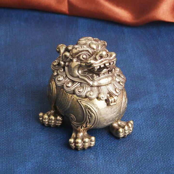 楽天市場】インテリア オブジェ 置物 アジアン 雑貨 真鍮 獅子 開閉 