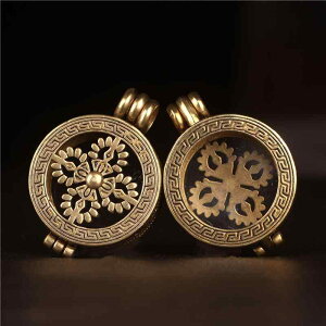 ペンダント メンズ レディース 真鍮 アクリル 金剛杵 ガウ 透明 開閉可能 ロープ ビーズ ネパール 仏具 エスニック レトロ おしゃれ プレゼント