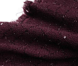 ツイード 生地 混紡 幅148 長さ50cm 春秋 アンゴラレッド 上品 モダン きれいめ 布 ハンドメイド DIY 手作り 衣料品 服飾 手芸 雑貨 ジャケット スカート コート