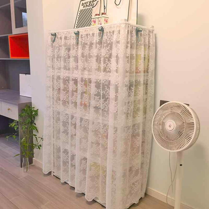 楽天市場】棚 目隠し カーテン パーティション シンプル 防塵 面 