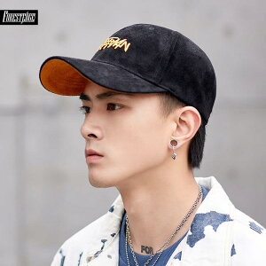 キャップ メンズ 秋冬 スエード調 暖かい 防寒 ベースボールキャップ バイカラー 韓国風 おしゃれ 個性的 カジュアル
