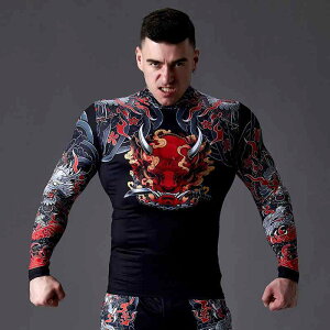 コンプレッションウェア メンズ 男性用 秋冬 吸汗速乾 高伸縮性 通気性 モックネック 長袖 スリムフィット スポーツ トレーニング ジム ランニング インナー
