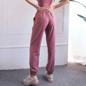 パンツ レディース ヨガ フィットネス ランニング ジョガーパンツ ルーズフィット 吸湿速乾 軽量 耐摩耗性 ロング丈 ハイウエスト 着痩せ 細見え スポーツウェア カジュアルウェア 秋冬