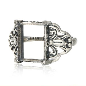 w jp S925 g XNGA O ^[RCY  9x12mm ^CVo[J[ DIY nhChp WG[p[c I