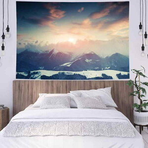 タペストリー おしゃれ 壁掛け 北欧風 風景柄 背景布 長方形 ポリエステル フリース 寝室 リビング 部屋デコレーション 寮 模様替え ベッドサイド ウォールデコレーション 映え