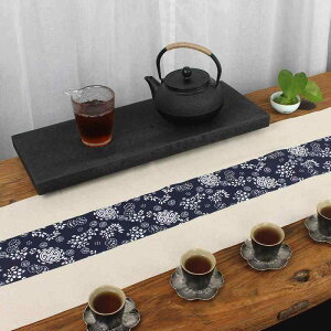 茶席 吸水性 禅風 和モダン 綿麻 二重構造 テーブルランナー 茶道用 マット 来客用 和室 インテリア 汚れ防止 和柄 茶卓布 滑り止め 多用途 リビング ダイニング