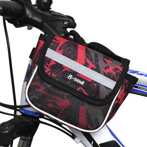 自転車バッグ ロードバイク マウンテンバイク トップチューブバッグ フロントフレームバッグ サイクリング 携帯ホルダー スマホ収納 小物入れ 軽量 防水 多機能 ツールポーチ