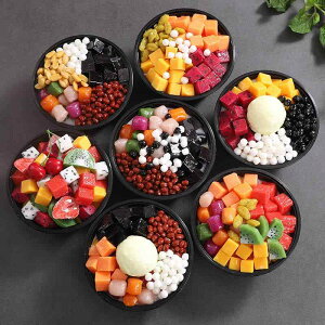 食品サンプル フルーツ 仙草ゼリー ヨーグルト サンデー デザートカップ 模型 精巧リアル 店舗ディスプレイ カフェ レストラン フェイクスイーツ