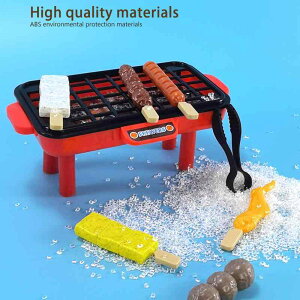 おもちゃ キッズ ベビー 男の子 女の子 プラスチック製 おままごと バーベキュー 串焼き リアル キッチン 調理器具 知育 ごっこ遊び セット