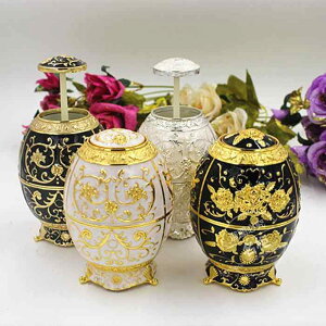 爪楊枝入れ 楊枝立て 風 エレガント 合金製 プッシュ式 ワンプッシュ 自動開閉 家庭用 業務用 ホテル レストラン 卓上 リビング ダイニング 食卓 おしゃれ プレゼント