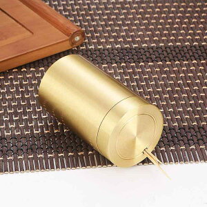 爪楊枝入れ 楊枝立て 銅製 銅製 業務用 家庭用 食卓 卓上 シンプル おしゃれ スタイリッシュ 便利 頑丈 耐衝撃 エレガント