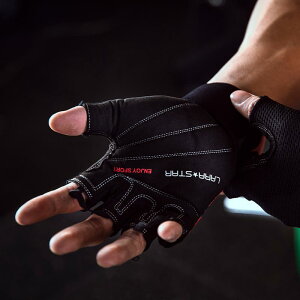 手袋 筋トレ 指なし ハーィンガー スポーツ トレーニング グローブ フィットネス ジム ウェイトリフティング 懸垂 鉄棒 マシン 器具 滑り止め グリップ力 サイクリング 男女兼用 レッド ブラ
