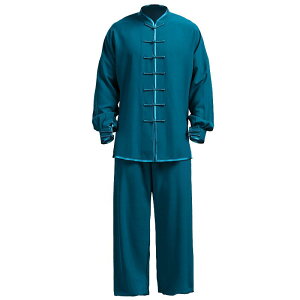 太極服 男女兼用 ユニセックス オールシーズン ストレッチ リネン 太極拳 武術 練習着 武道着 伸縮性 快適 高弾性 しなやか 動きやすい